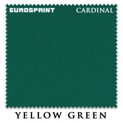 Бильярдное сукно EuroSprint Cardinal, 198 см (жёлто-зелёное)