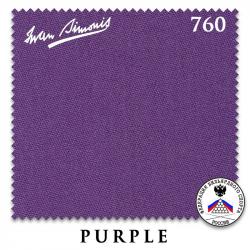 Сукно для бильярда Iwan Simonis 760, 195 см (фиолетовый)